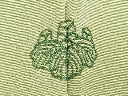 平和屋着物●本加賀友禅作家　浅野冨治男　訪問着　貝桶花鳥文　暈し染め　正絹　逸品　AABI1444fy