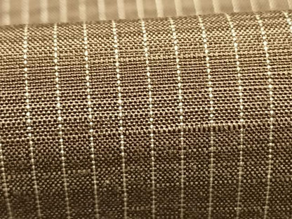 平和屋着物●信州紬　縞　証紙付き　正絹　逸品　未使用　AABI1452fy