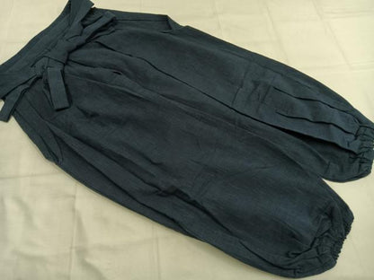 平和屋着物●女性　野袴　紺青色　逸品　AABI1454fy