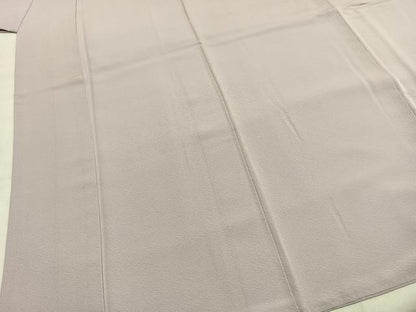 平和屋着物●上質な色無地　鴇鼠色　正絹　逸品　AABI1460fy