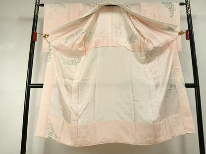 平和屋着物●長襦袢　無双仕立て　辻が花　暈し染め　正絹　逸品　未使用　AABI1466fy