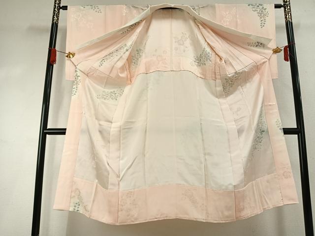 平和屋着物●長襦袢　無双仕立て　辻が花　暈し染め　正絹　逸品　未使用　AABI1466fy