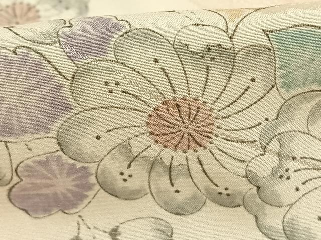 平和屋着物●長襦袢　無双仕立て　辻が花　暈し染め　正絹　逸品　未使用　AABI1466fy