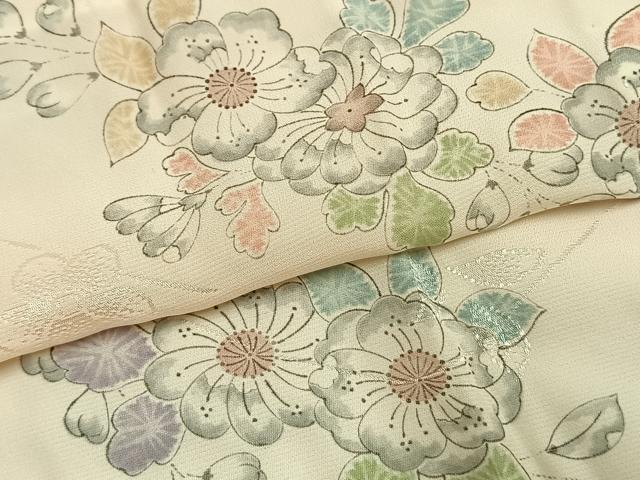 平和屋着物●長襦袢　無双仕立て　辻が花　暈し染め　正絹　逸品　未使用　AABI1466fy