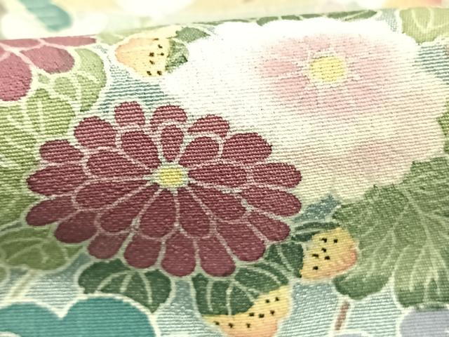 平和屋着物●高級染元　粋峰　林芳夫　京加賀友禅　訪問着　松竹梅　暈し染め　正絹　逸品　AABI1476fy