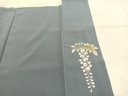 平和屋着物●訪問着　草花文　正絹　逸品　AABI1483fy
