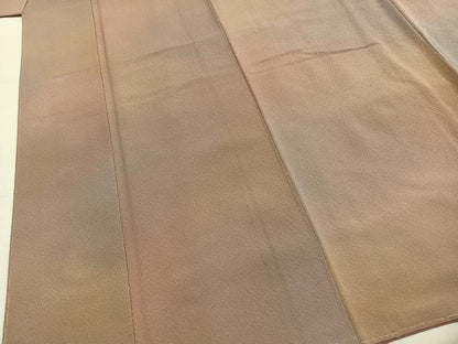 平和屋着物●染色作家　斉藤三才　小紋　霞文　暈し染め　正絹　逸品　未使用　AABI1485fy