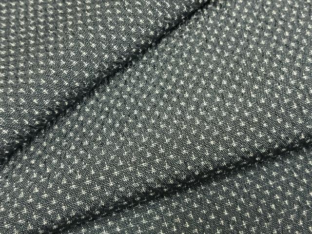 平和屋着物●男性　お召　蚊絣　正絹　逸品　AABI1496fy