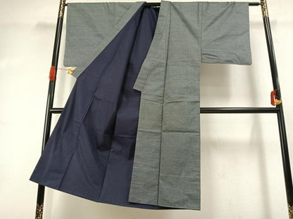 平和屋着物●男性　本場大島紬　一元絣　正絹　逸品　AABI1497fy
