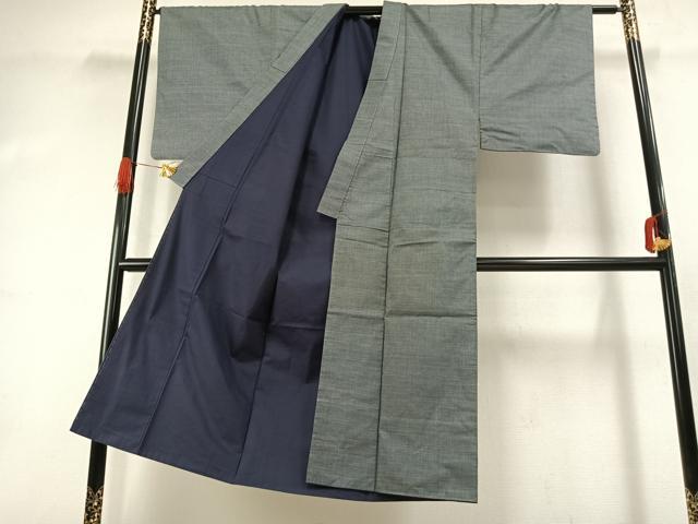 平和屋着物●男性　本場大島紬　一元絣　正絹　逸品　AABI1497fy