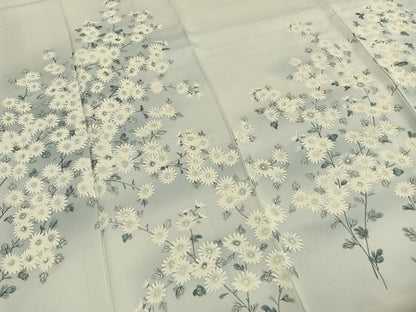 平和屋着物●訪問着　手描き　枝花文　暈し染め　正絹　逸品　AABI1506fy