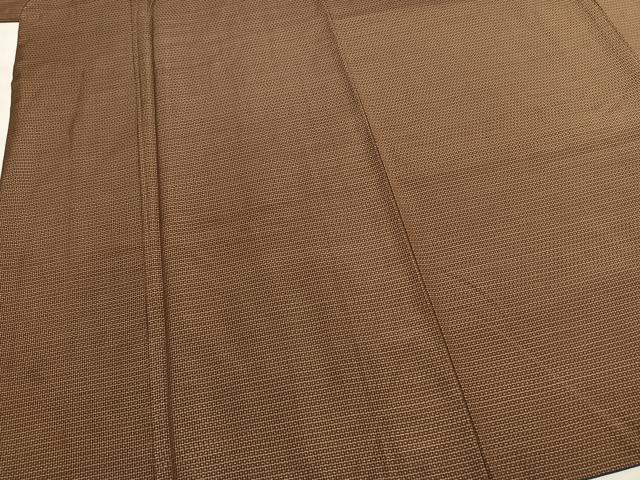 平和屋着物●男性　本場大島紬　アンサンブル　亀甲絣　証紙付き　正絹　逸品　AABI1509fy