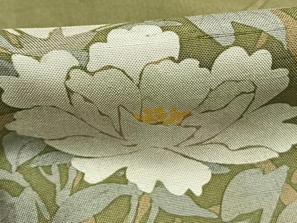 平和屋着物●白山紬　訪問着　草花文　正絹　逸品　未使用　AABI1510fy