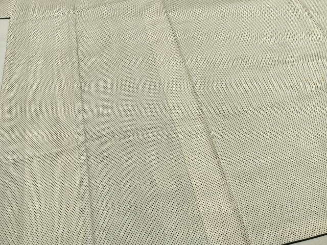 平和屋着物●男性　本場大島紬　白大島　一元絣　正絹　逸品　AABI1525fy