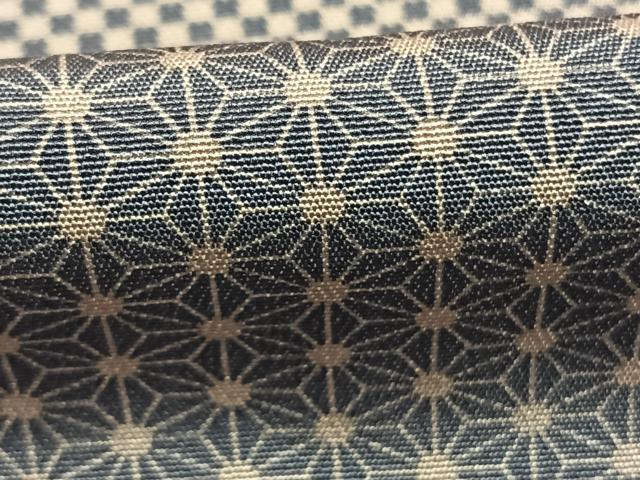 平和屋着物●男性　長襦袢　無双仕立て　横段文　正絹　逸品　AABI1526fy