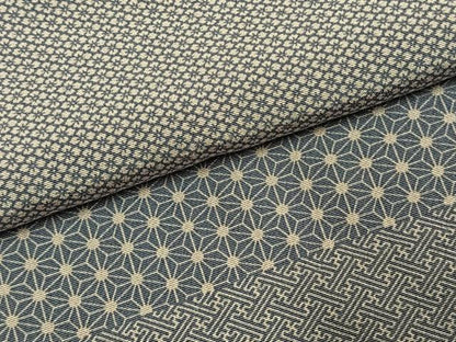 平和屋着物●男性　長襦袢　無双仕立て　横段文　正絹　逸品　AABI1526fy