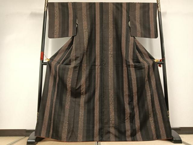 平和屋着物●上質な紬　花間道　正絹　逸品　AABI1535fy