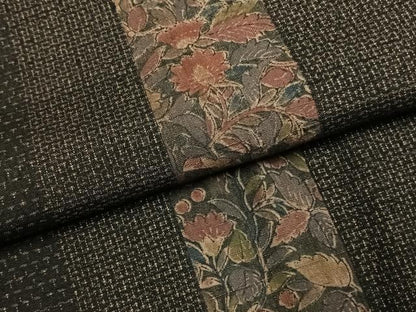 平和屋着物●上質な紬　花間道　正絹　逸品　AABI1535fy