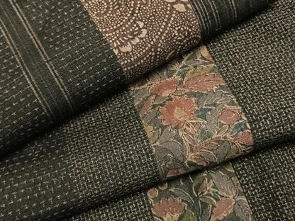平和屋着物●上質な紬　花間道　正絹　逸品　AABI1535fy