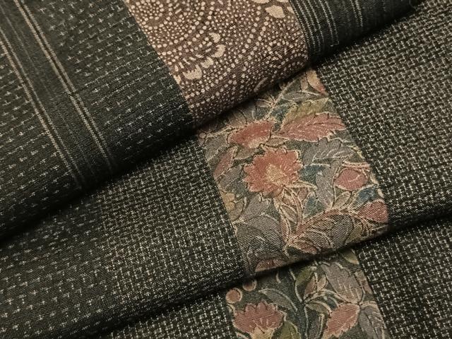 平和屋着物●上質な紬　花間道　正絹　逸品　AABI1535fy