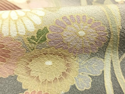 平和屋着物●訪問着　友禅　作家物　松竹梅　暈し染め　正絹　逸品　AABI1570fy