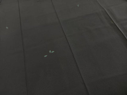 平和屋着物●世界的人形師　辻村寿三郎　ジュサブロー　訪問着　舞桜文　金彩　正絹　逸品　AABI1577fy