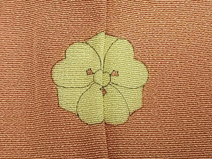 平和屋着物●上質な色無地　東雲色　正絹　逸品　AABI1597fy