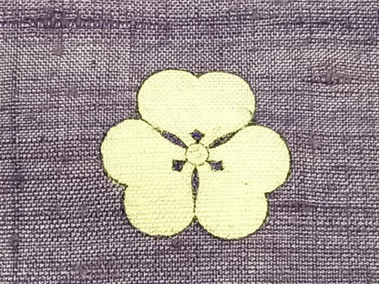 平和屋着物●訪問着　紬地　扇面花文　正絹　逸品　未使用　AABI1601fy