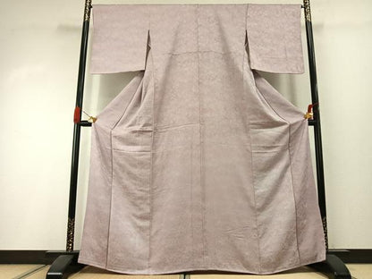 平和屋着物●上質な小紋　霞文　暈し染め　正絹　逸品　AABI1606fy