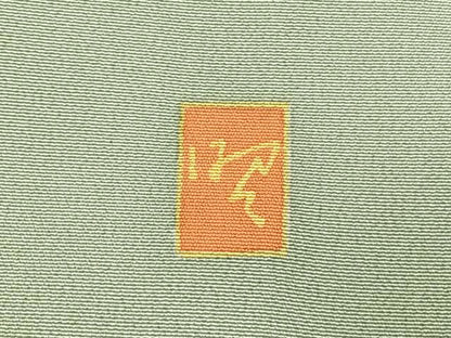 平和屋着物●豪華色留袖　友禅　作家物　風景花文　正絹　逸品　AABI1607fy