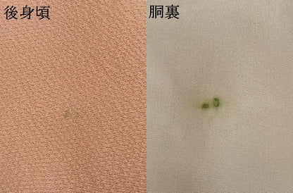 平和屋着物●染色作家　斉藤三才　小紋　霞文　正絹　逸品　AABI1608fy