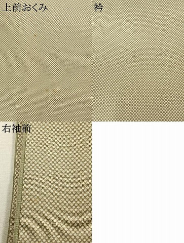 平和屋着物●江戸小紋　行儀　正絹　逸品　AABI1614fy