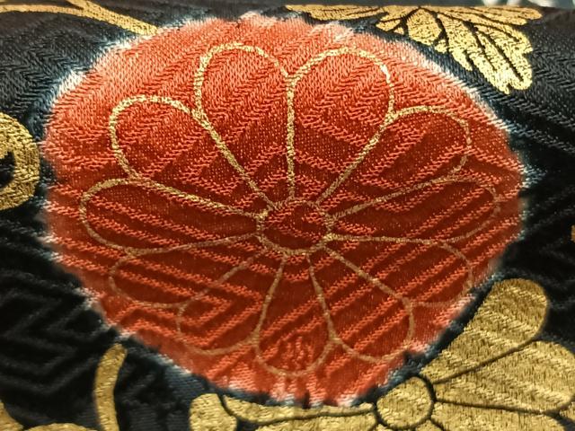 平和屋着物●豪華振袖　絞り　花唐草文　金彩　正絹　逸品　AABI1616fy