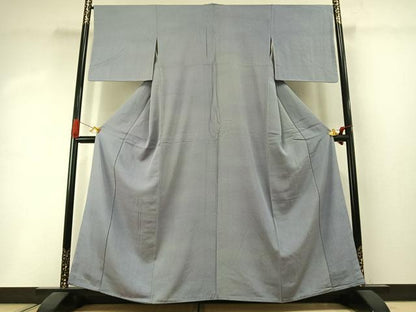 平和屋着物●上質な小紋　霞文　正絹　逸品　AABI1626fy