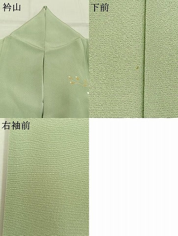 平和屋着物●訪問着　友禅　枝花文　暈し染め　正絹　逸品　AABI1627fy