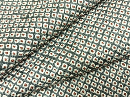 平和屋着物●大変加工の良い総絞り小紋　正絹　逸品　AABI1642fy
