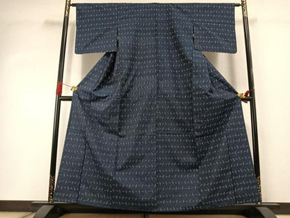 平和屋着物●本場琉球絣　紬　正絹　逸品　AABI1665fy
