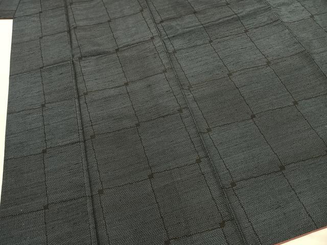 平和屋着物●塩沢紬　120亀甲　色紙文　ますいわ屋扱い　正絹　逸品　AABI1682fy