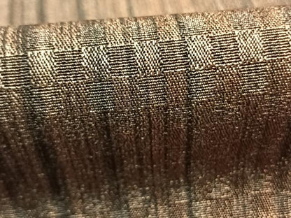 平和屋着物●上質な小紋　市松文様　正絹　逸品　未使用　AABI1695fy