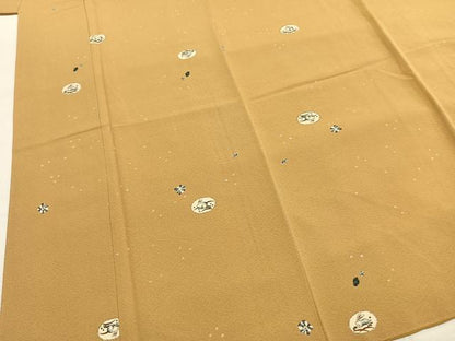 平和屋着物●上質な小紋　兎　正絹　逸品　AABI1700fy