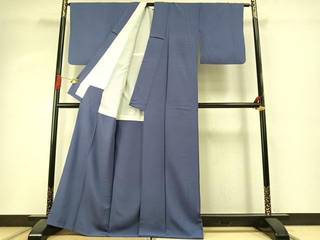 平和屋着物●上質な色無地　紅掛花色　正絹　逸品　AABI1709fy