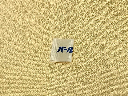 平和屋着物●訪問着　駒刺繍　草花文　暈し染め　金彩　正絹　逸品　AABI1725fy