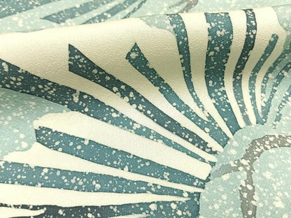 平和屋着物●訪問着　友禅　雪持ち松　正絹　逸品　AABI1728fy