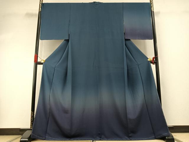 平和屋着物●訪問着　霞文　暈し染め　正絹　逸品　AABI1731fy