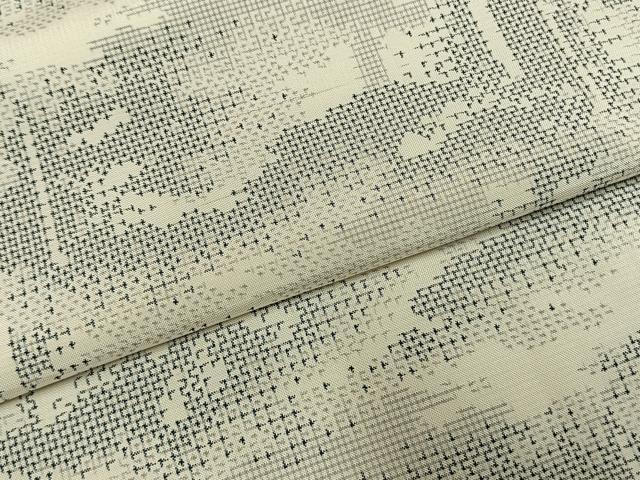 平和屋着物●上質な紬　風景文　正絹　逸品　AABI1735fy