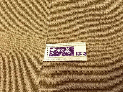 平和屋着物●訪問着　作家物　総刺繍　草花文　金糸　さが美扱い　正絹　逸品　AABI1750fy