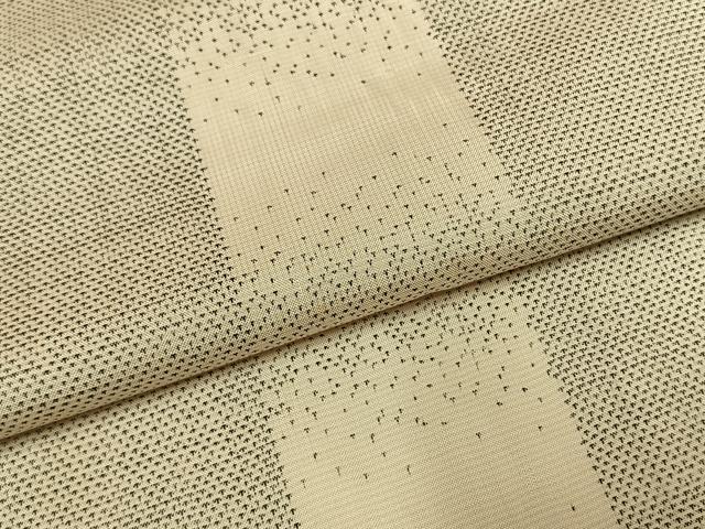 平和屋着物●本場大島紬　カタス7マルキ　変わり市松文様　正絹　逸品　AABI1754fy