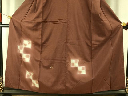 平和屋着物●訪問着　紬地　駒刺繍　瓢箪　金銀彩　正絹　逸品　AABI1774fy