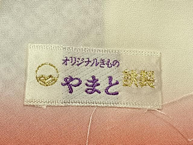 平和屋着物●豪華振袖　絞り　雲取り扇面花文　金彩　やまと誂製　正絹　逸品　AABI1776fy