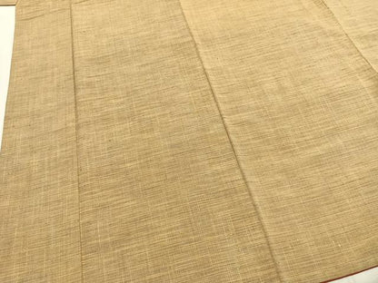 平和屋着物●上質な紬　横縞　正絹　逸品　AABI1778fy